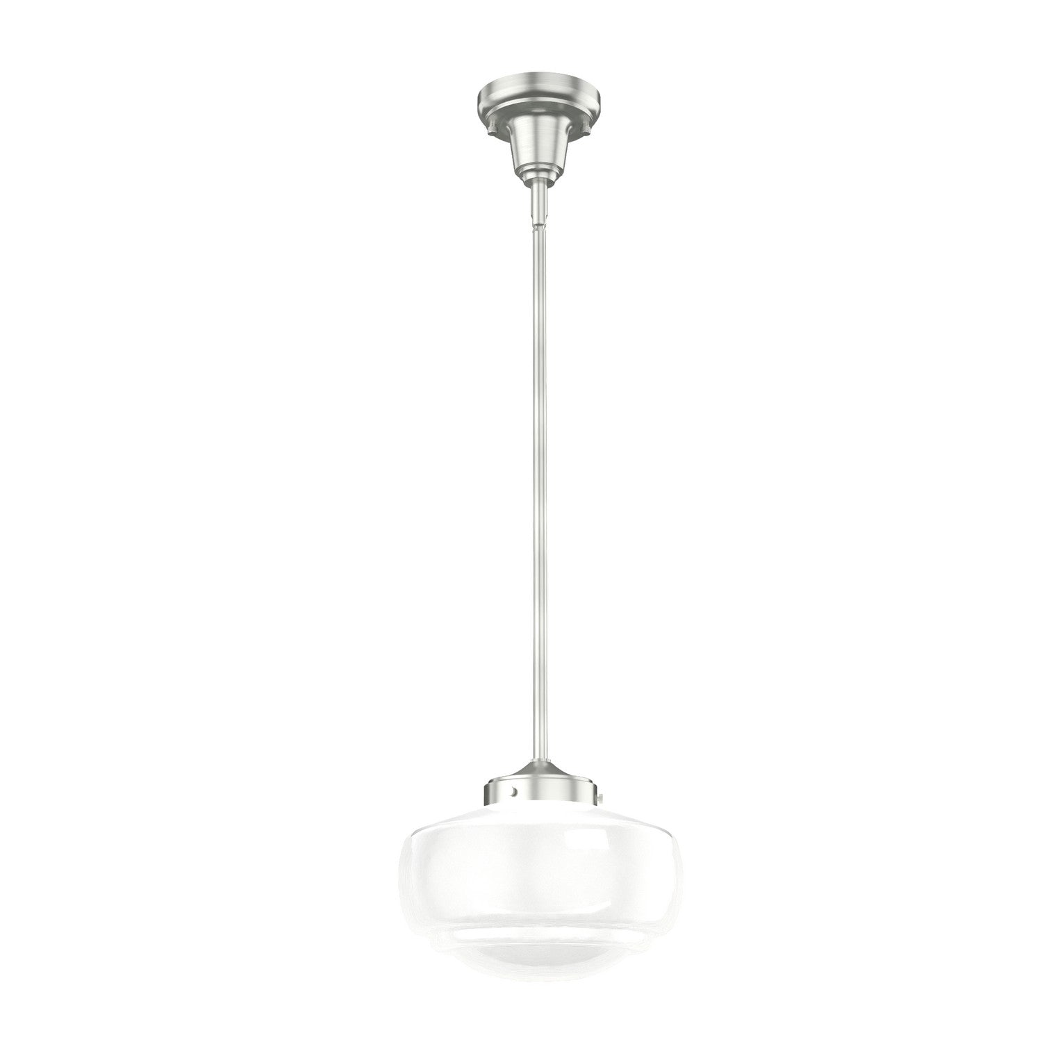 Hunter - 19190 - One Light Pendant - Saddle Creek - Brushed Nickel