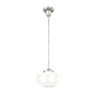 Hunter - 19190 - One Light Pendant - Saddle Creek - Brushed Nickel