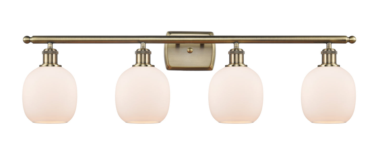 Innovations - 516-4W-AB-G101 - Four Light Bath Vanity - Ballston - Antique Brass