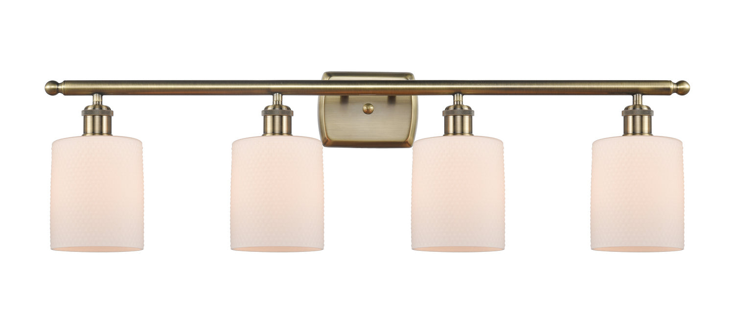 Innovations - 516-4W-AB-G111 - Four Light Bath Vanity - Ballston - Antique Brass