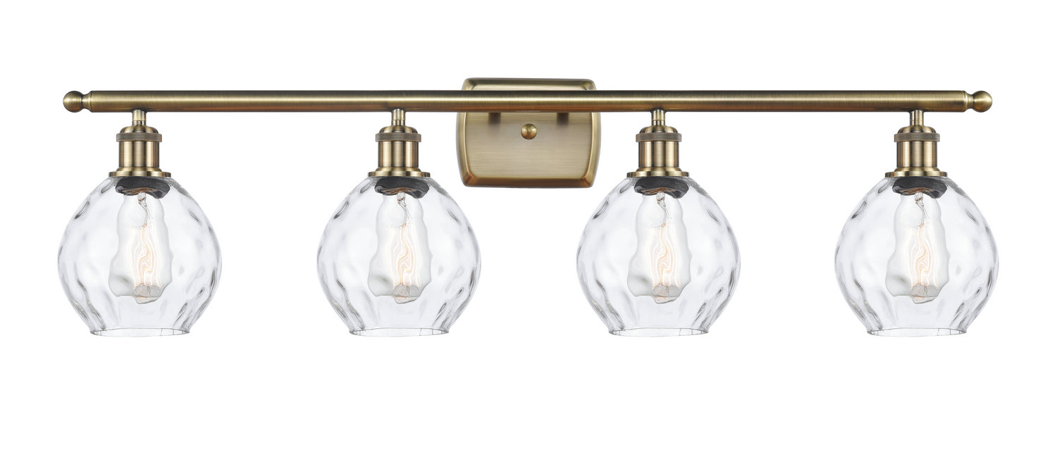 Innovations - 516-4W-AB-G362 - Four Light Bath Vanity - Ballston - Antique Brass