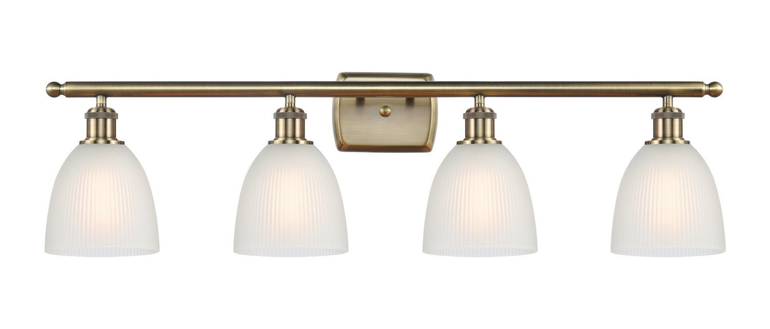 Innovations - 516-4W-AB-G381 - Four Light Bath Vanity - Ballston - Antique Brass