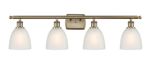 Innovations - 516-4W-AB-G381 - Four Light Bath Vanity - Ballston - Antique Brass