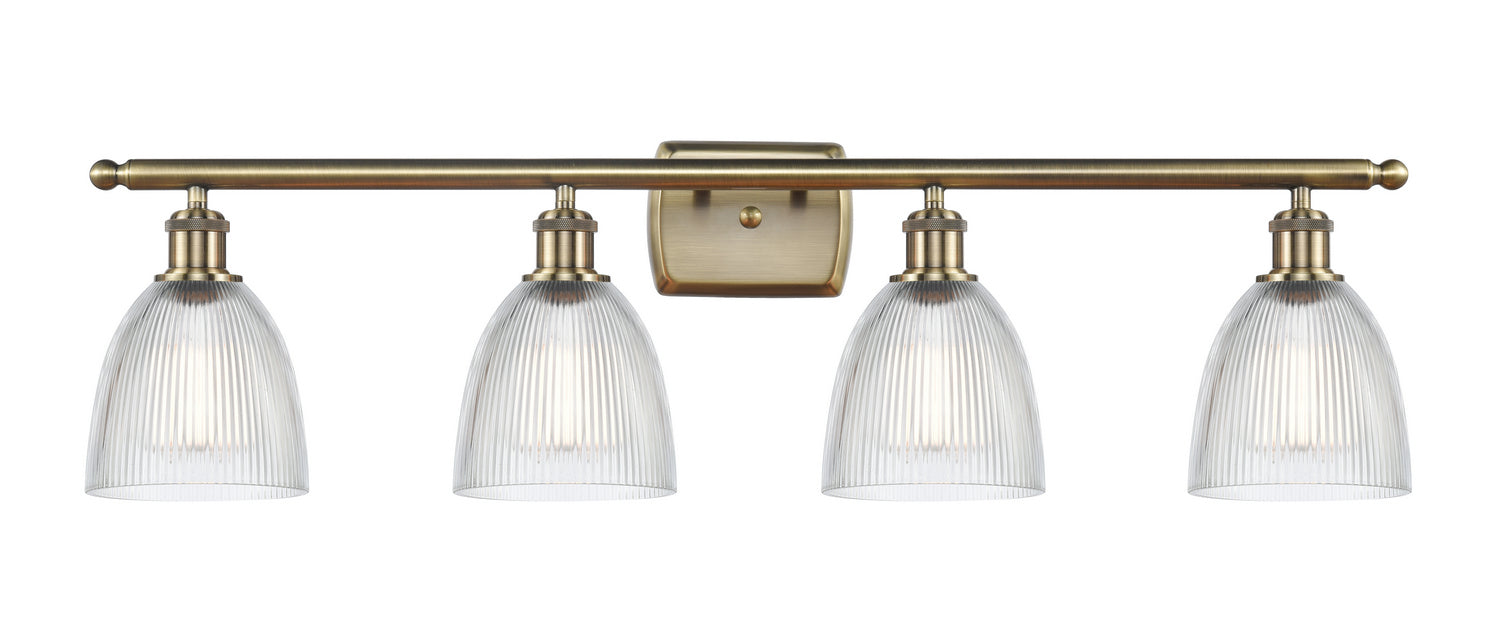 Innovations - 516-4W-AB-G382 - Four Light Bath Vanity - Ballston - Antique Brass