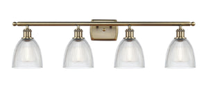 Innovations - 516-4W-AB-G382 - Four Light Bath Vanity - Ballston - Antique Brass