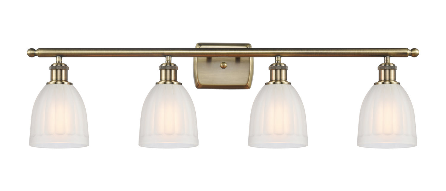 Innovations - 516-4W-AB-G441 - Four Light Bath Vanity - Ballston - Antique Brass