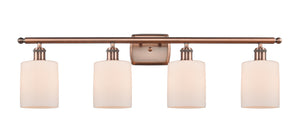 Innovations - 516-4W-AC-G111 - Four Light Bath Vanity - Ballston - Antique Copper