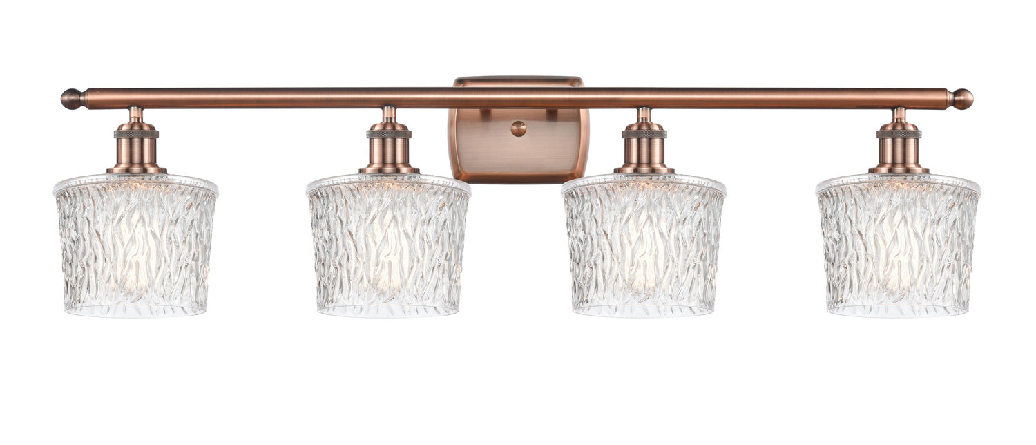 Innovations - 516-4W-AC-G402 - Four Light Bath Vanity - Ballston - Antique Copper