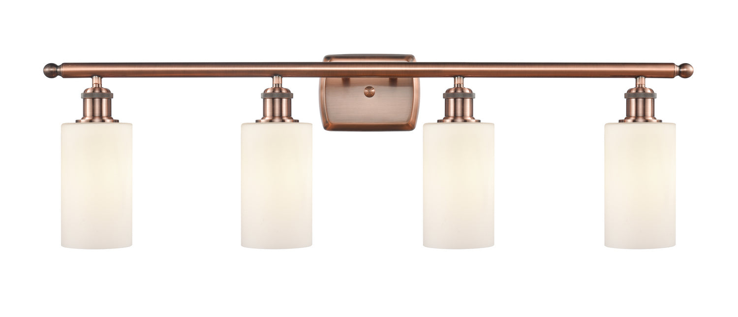 Innovations - 516-4W-AC-G801 - Four Light Bath Vanity - Ballston - Antique Copper