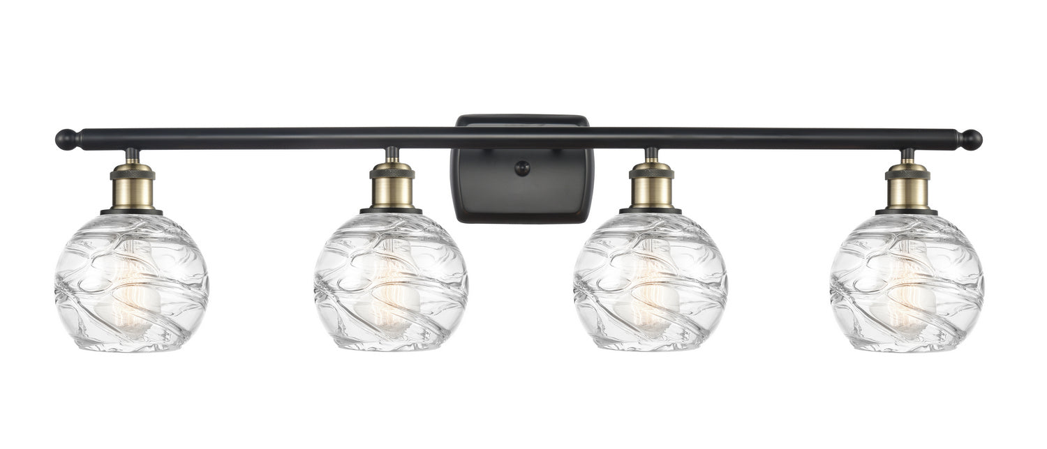 Innovations - 516-4W-BAB-G1213-6 - Four Light Bath Vanity - Ballston - Black Antique Brass