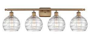 Innovations - 516-4W-BB-G1213-8 - Four Light Bath Vanity - Ballston - Brushed Brass