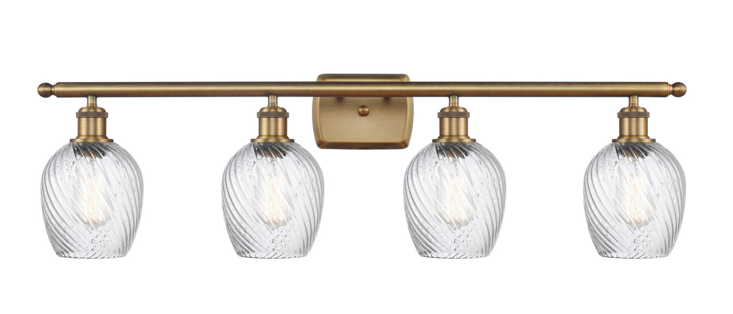 Innovations - 516-4W-BB-G292 - Four Light Bath Vanity - Ballston - Brushed Brass