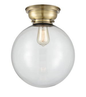 Innovations - 623-1F-AB-G202-12 - One Light Flush Mount - Franklin Restoration - Antique Brass