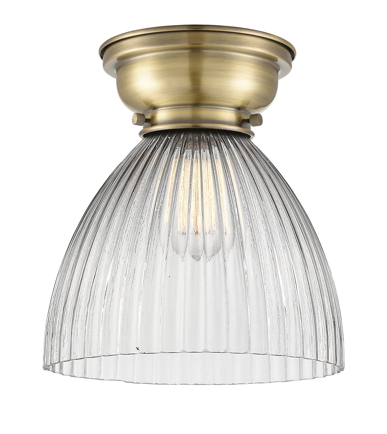 Innovations - 623-1F-AB-G222 - One Light Flush Mount - Franklin Restoration - Antique Brass