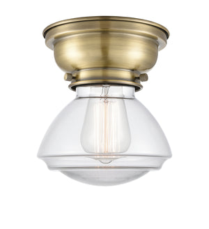 Innovations - 623-1F-AB-G322 - One Light Flush Mount - Franklin Restoration - Antique Brass