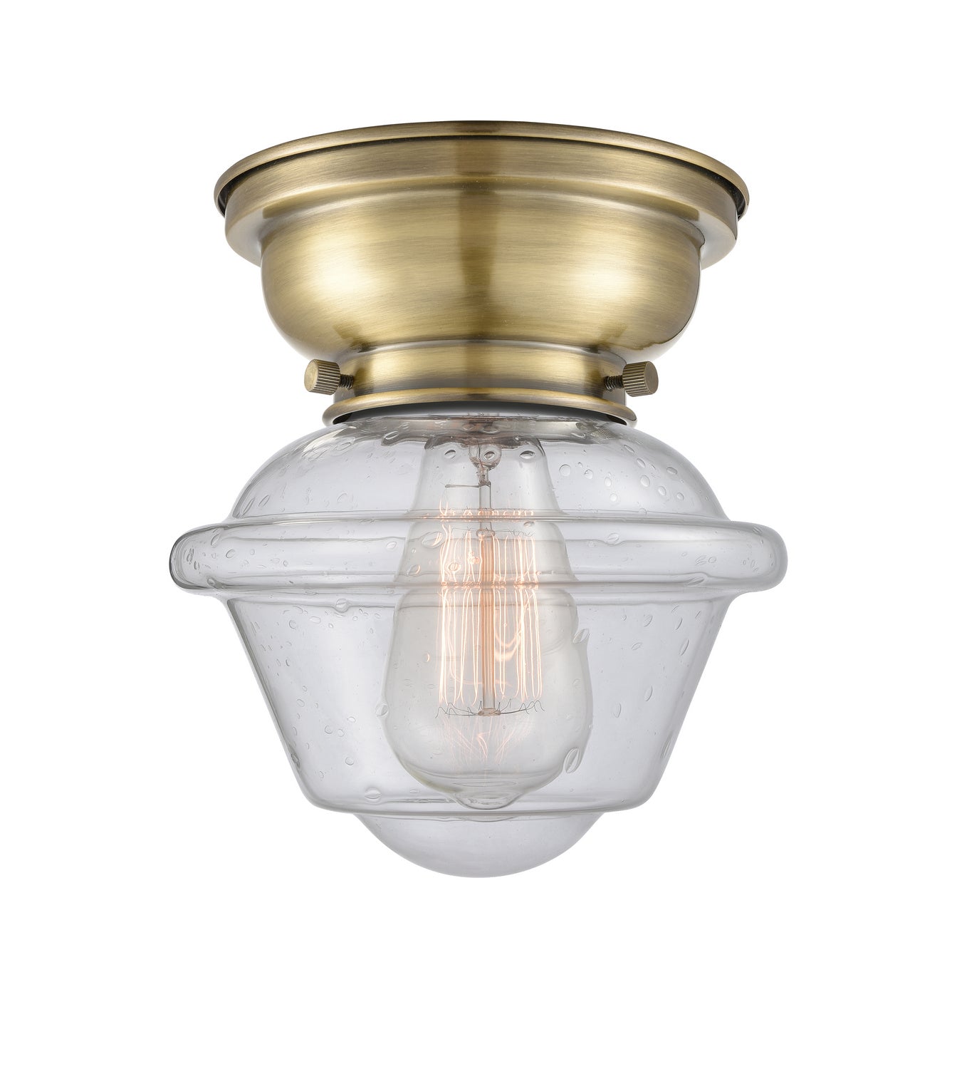 Innovations - 623-1F-AB-G534 - One Light Flush Mount - Franklin Restoration - Antique Brass