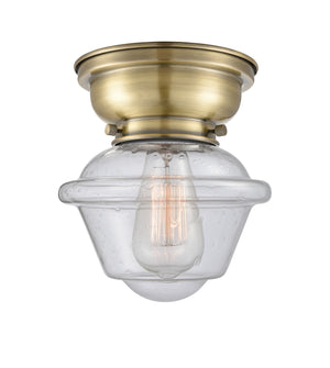 Innovations - 623-1F-AB-G534 - One Light Flush Mount - Franklin Restoration - Antique Brass