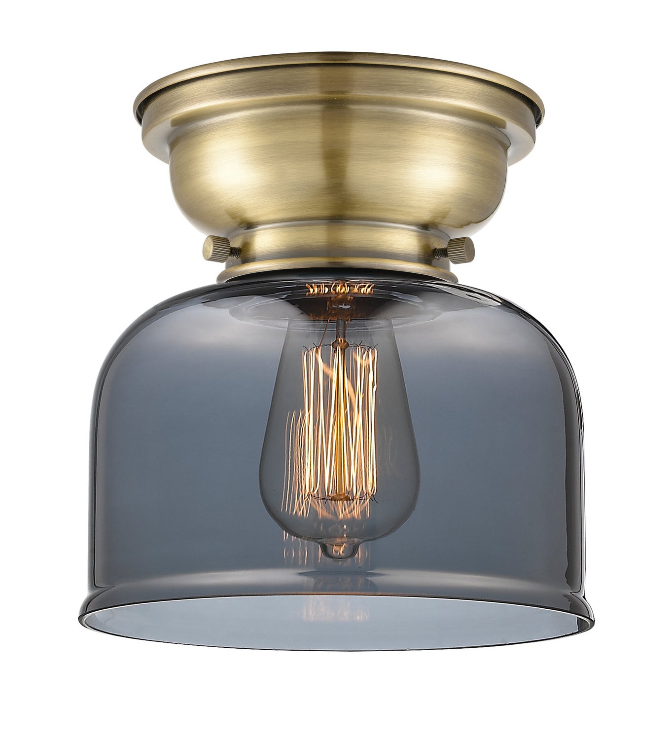 Innovations - 623-1F-AB-G73 - One Light Flush Mount - Franklin Restoration - Antique Brass