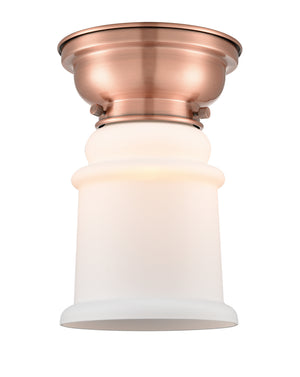 Innovations - 623-1F-AC-G181 - One Light Flush Mount - Franklin Restoration - Antique Copper