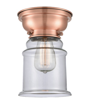 Innovations - 623-1F-AC-G182 - One Light Flush Mount - Franklin Restoration - Antique Copper