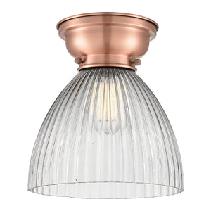 Innovations - 623-1F-AC-G222 - One Light Flush Mount - Franklin Restoration - Antique Copper