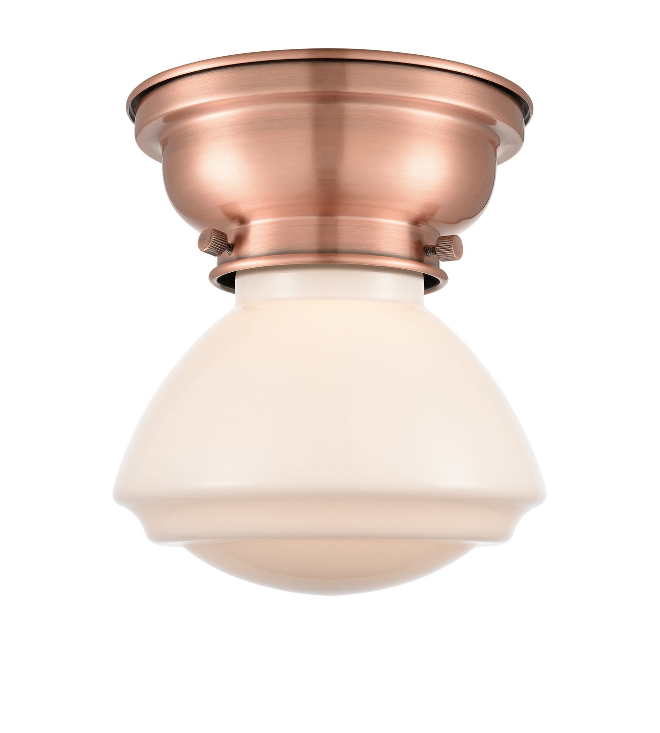 Innovations - 623-1F-AC-G321-LED - LED Flush Mount - Franklin Restoration - Antique Copper