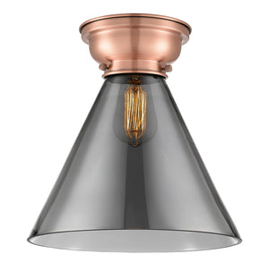 Innovations - 623-1F-AC-G43-L - One Light Flush Mount - Franklin Restoration - Antique Copper