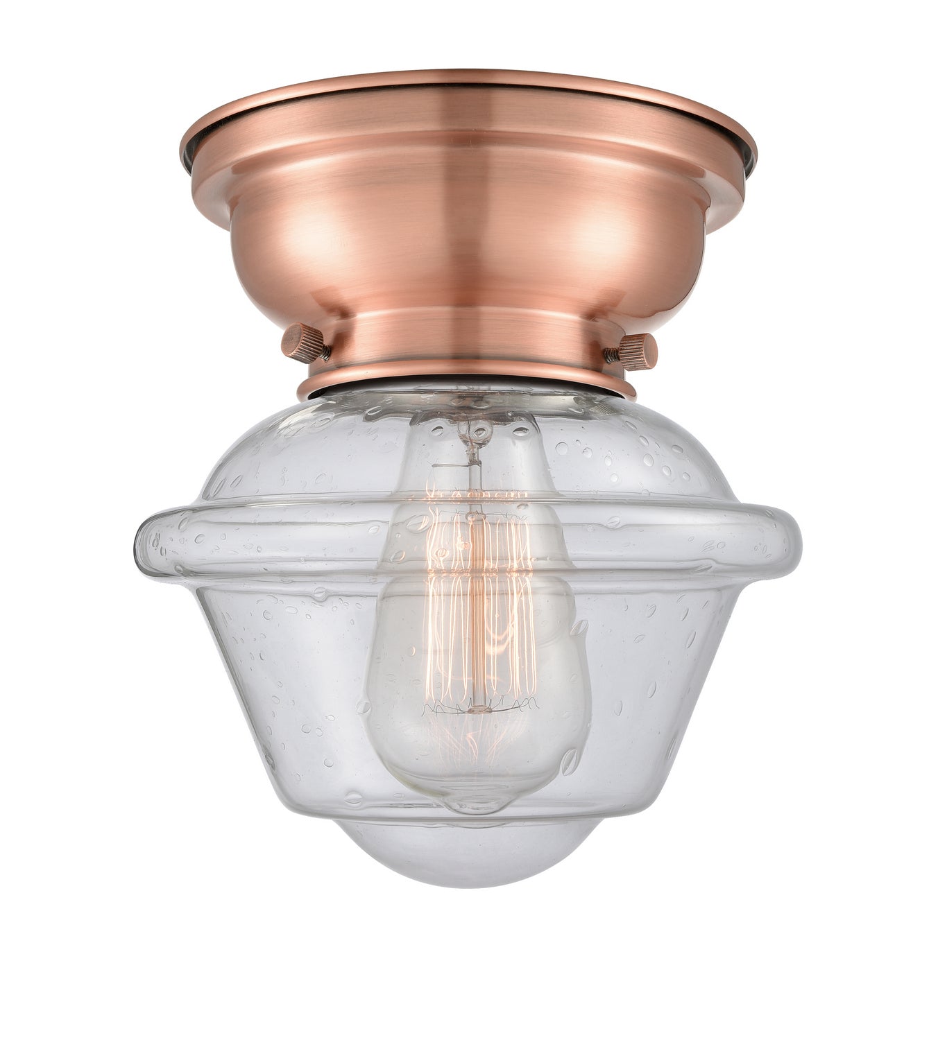 Innovations - 623-1F-AC-G534-LED - LED Flush Mount - Franklin Restoration - Antique Copper