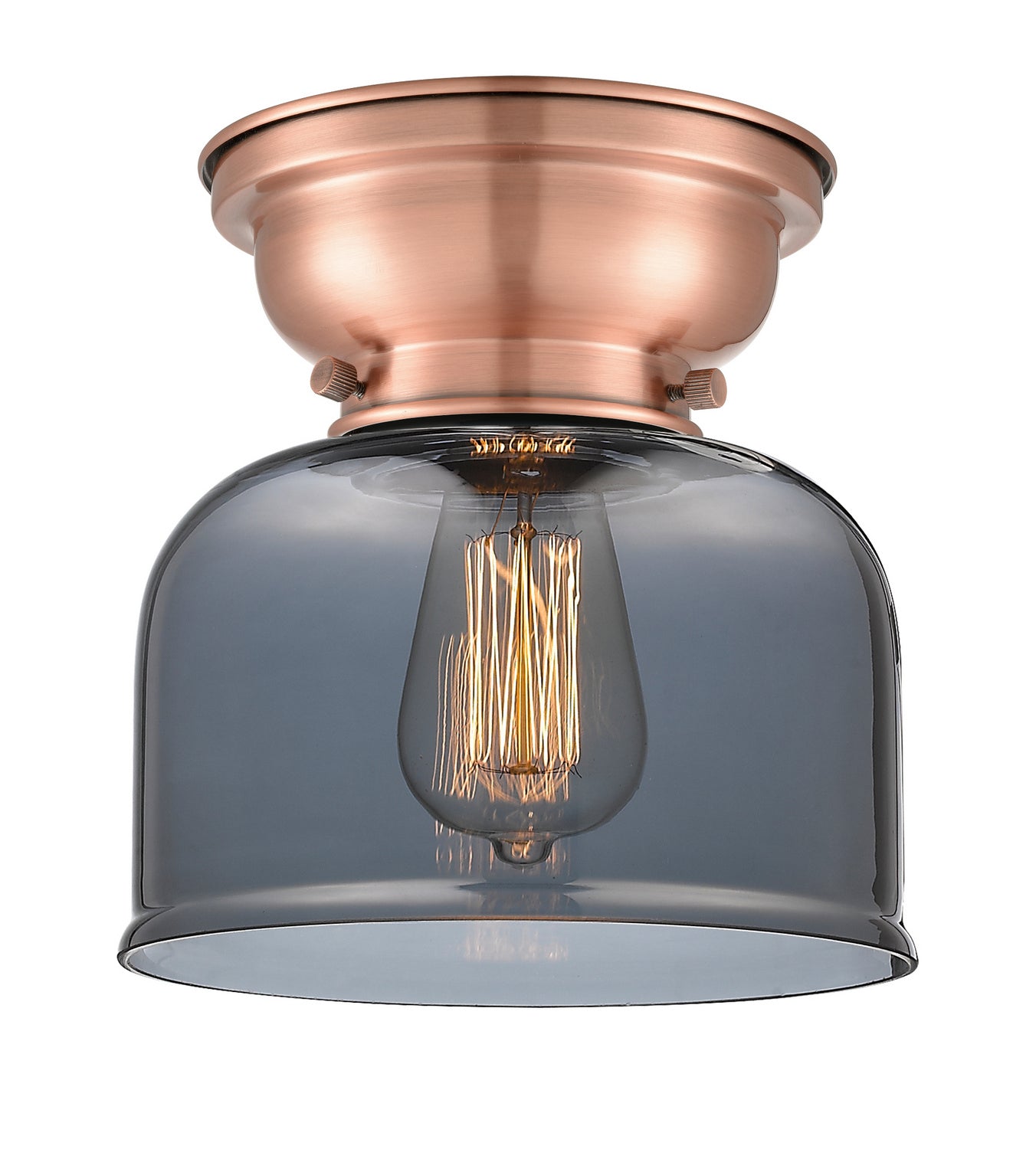 Innovations - 623-1F-AC-G73-LED - LED Flush Mount - Franklin Restoration - Antique Copper