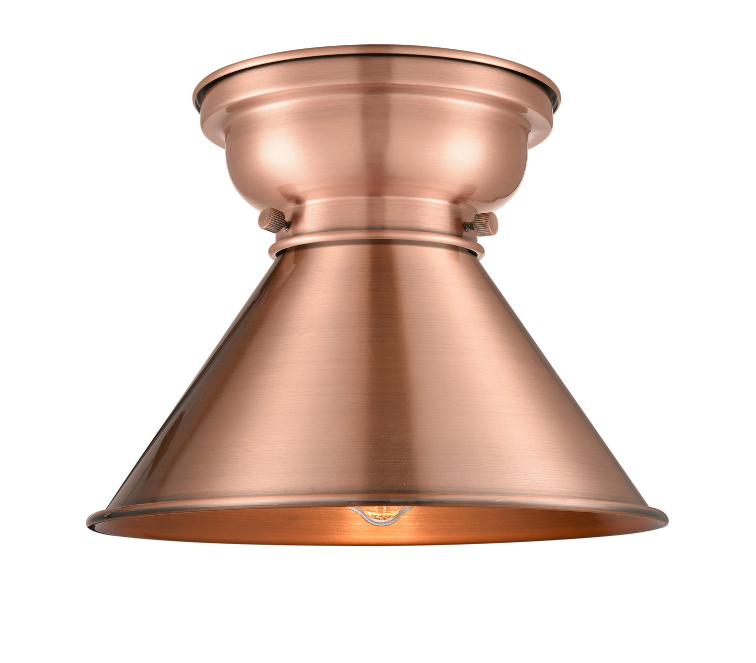 Innovations - 623-1F-AC-M10-AC - One Light Flush Mount - Franklin Restoration - Antique Copper