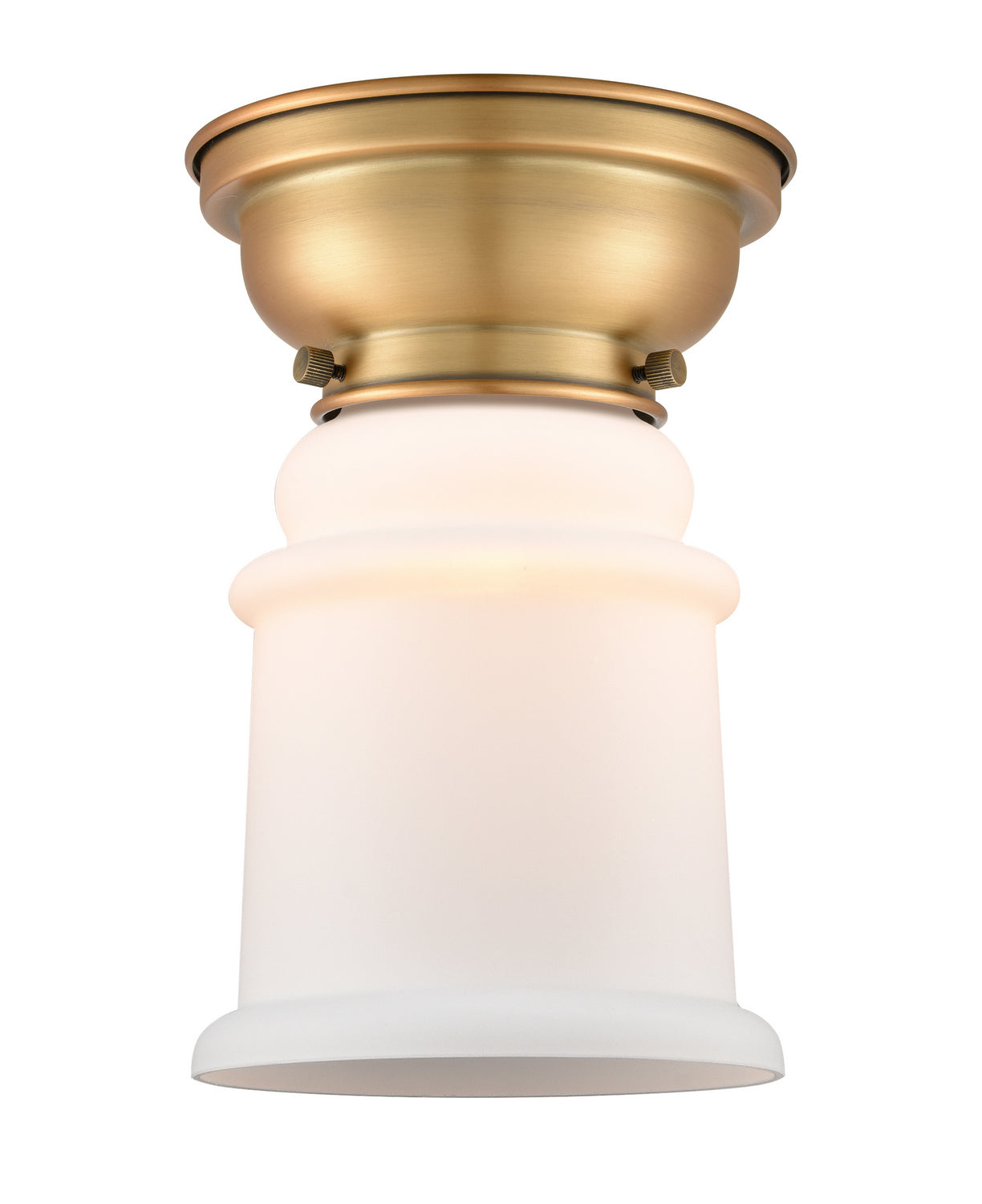 Innovations - 623-1F-BB-G181 - One Light Flush Mount - Franklin Restoration - Brushed Brass