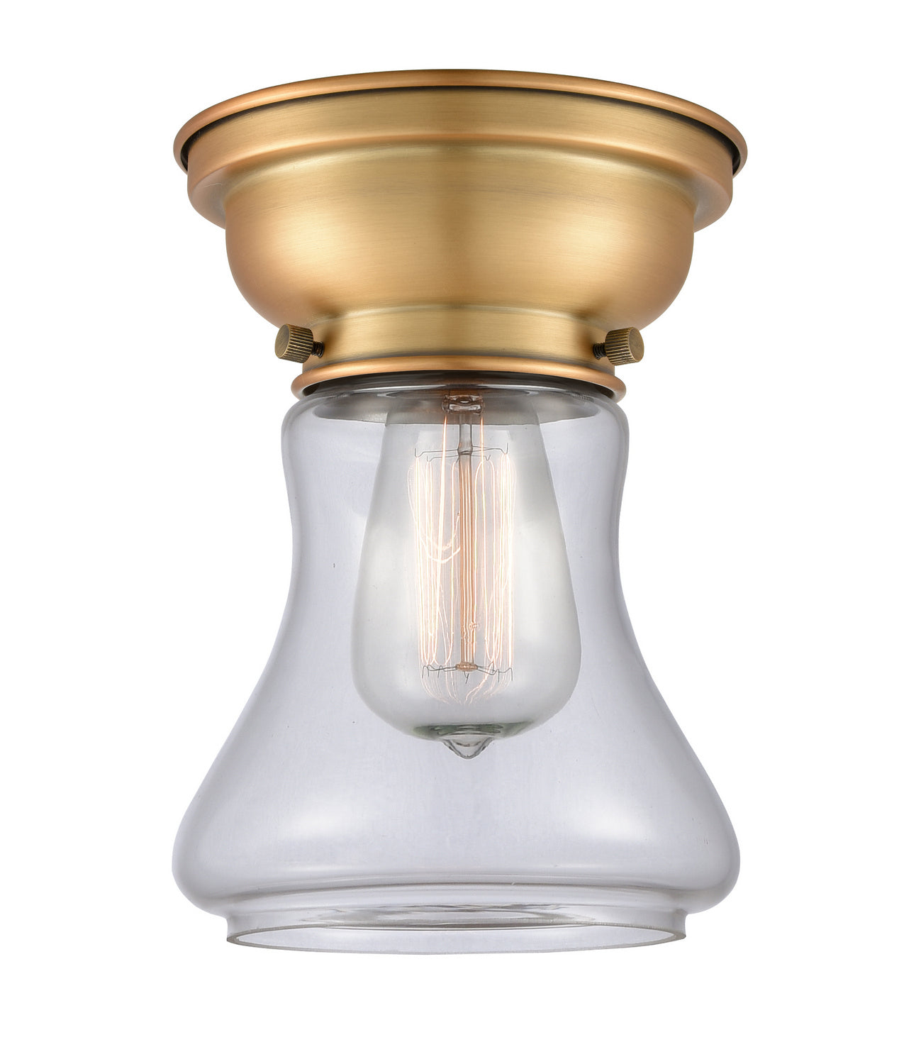 Innovations - 623-1F-BB-G192-LED - LED Flush Mount - Franklin Restoration - Brushed Brass