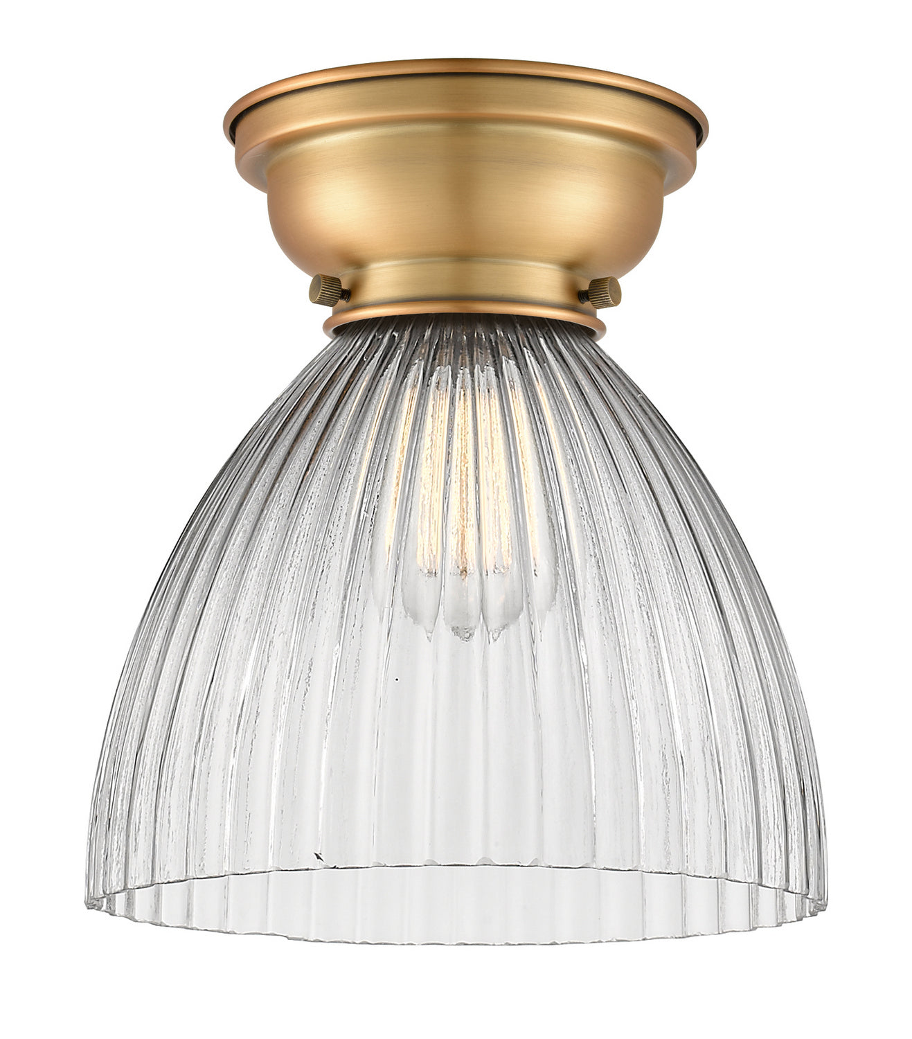 Innovations - 623-1F-BB-G222 - One Light Flush Mount - Franklin Restoration - Brushed Brass