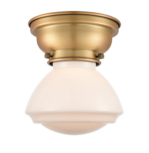 Innovations - 623-1F-BB-G321 - One Light Flush Mount - Franklin Restoration - Brushed Brass