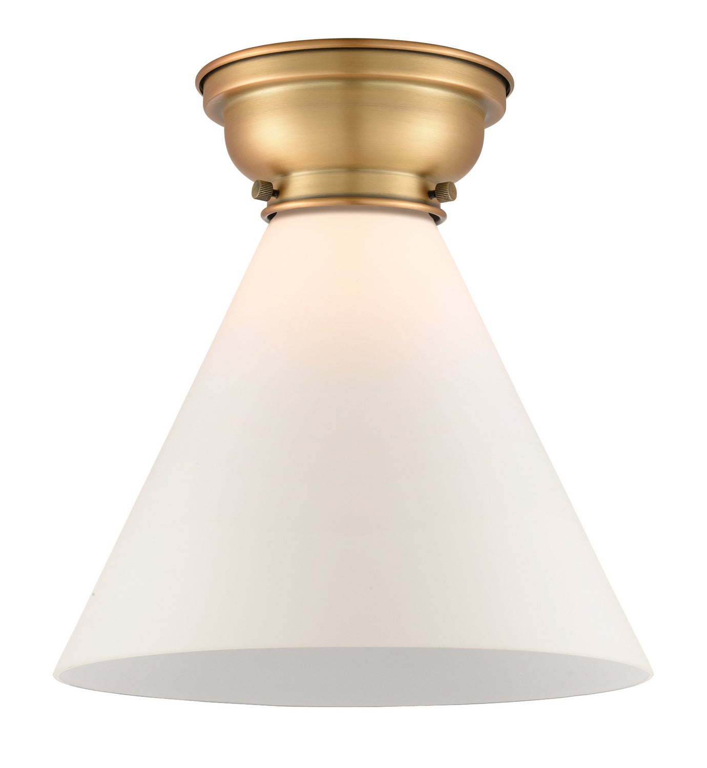 Innovations - 623-1F-BB-G41-L - One Light Flush Mount - Franklin Restoration - Brushed Brass