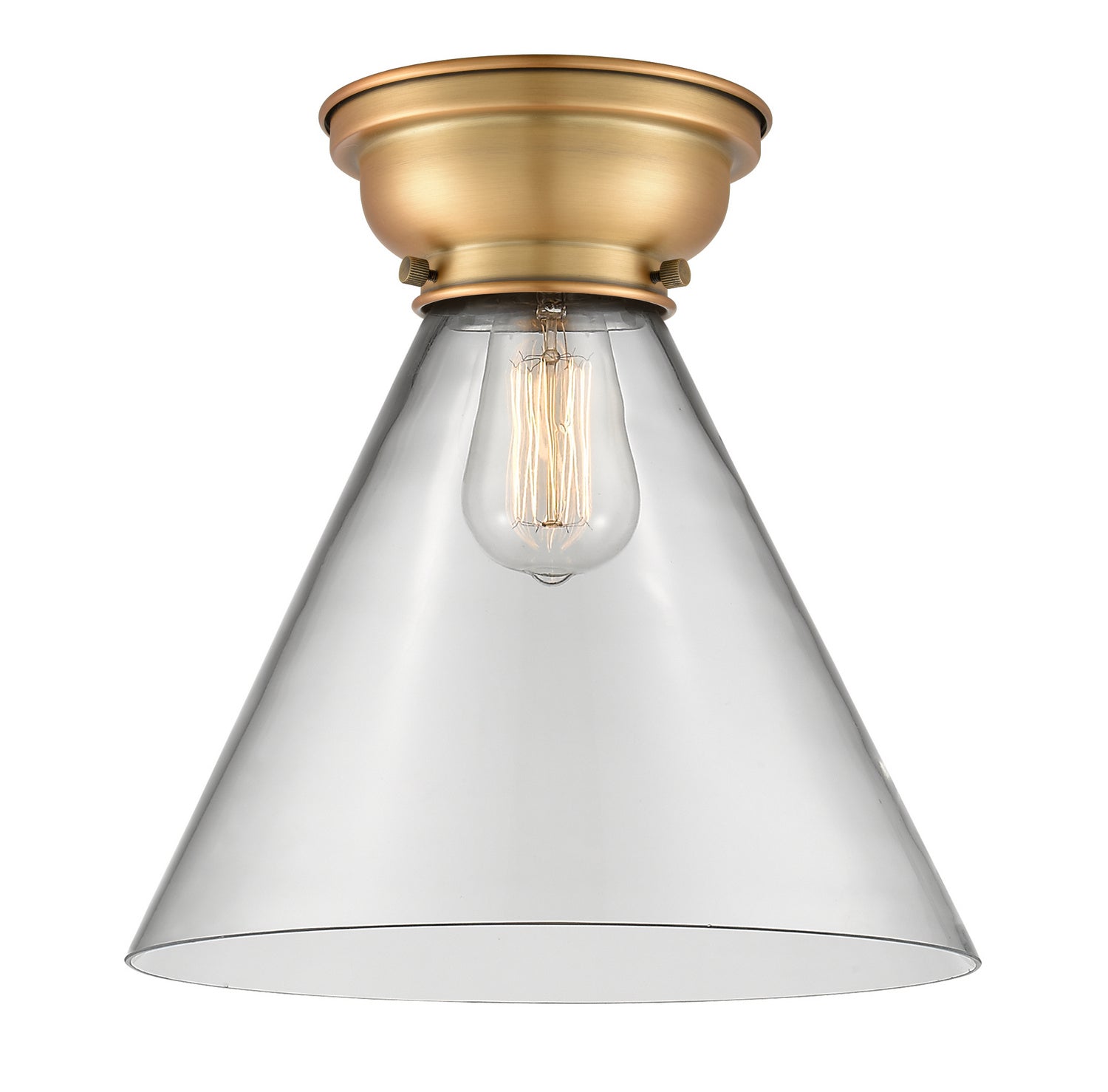 Innovations - 623-1F-BB-G42-L - One Light Flush Mount - Franklin Restoration - Brushed Brass