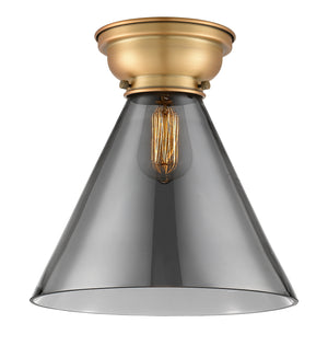 Innovations - 623-1F-BB-G43-L - One Light Flush Mount - Franklin Restoration - Brushed Brass