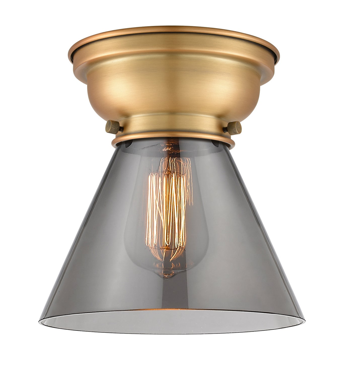 Innovations - 623-1F-BB-G43-LED - LED Flush Mount - Franklin Restoration - Brushed Brass