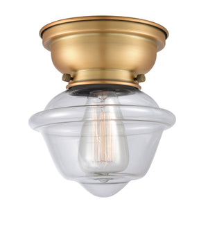 Innovations - 623-1F-BB-G532 - One Light Flush Mount - Franklin Restoration - Brushed Brass