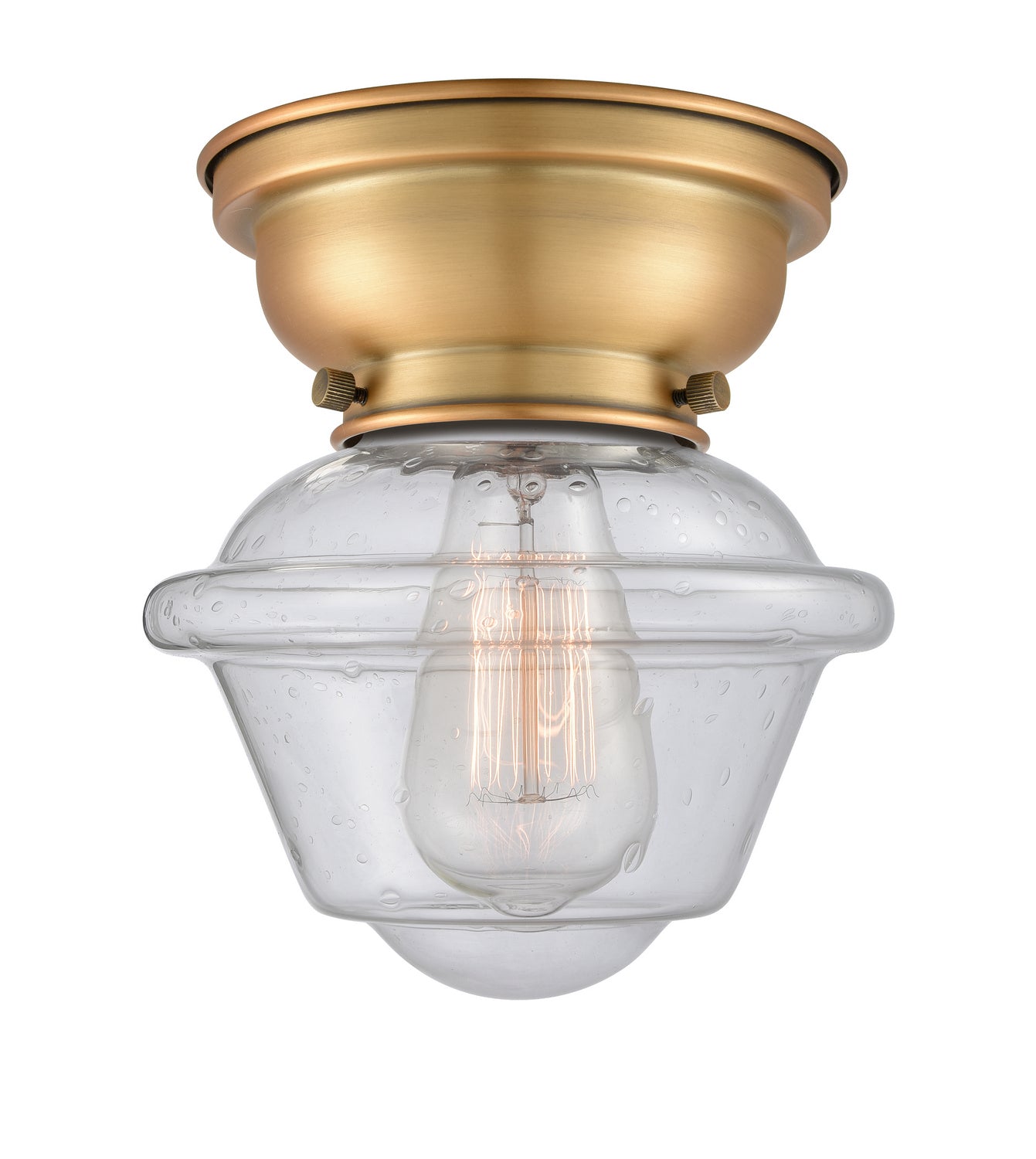 Innovations - 623-1F-BB-G534 - One Light Flush Mount - Franklin Restoration - Brushed Brass