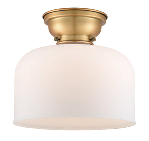 Innovations - 623-1F-BB-G71-L - One Light Flush Mount - Franklin Restoration - Brushed Brass