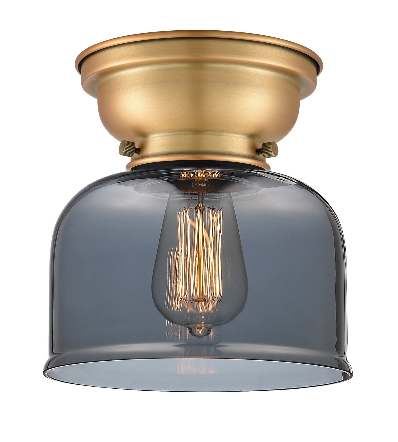 Innovations - 623-1F-BB-G73 - One Light Flush Mount - Franklin Restoration - Brushed Brass