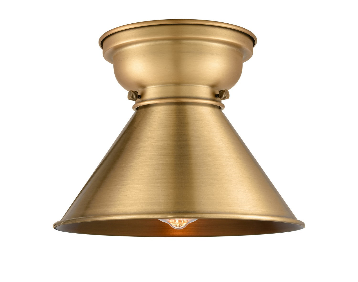 Innovations - 623-1F-BB-M10-BB - One Light Flush Mount - Franklin Restoration - Brushed Brass