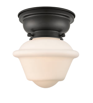 Innovations - 623-1F-BK-G531 - One Light Flush Mount - Franklin Restoration - Matte Black