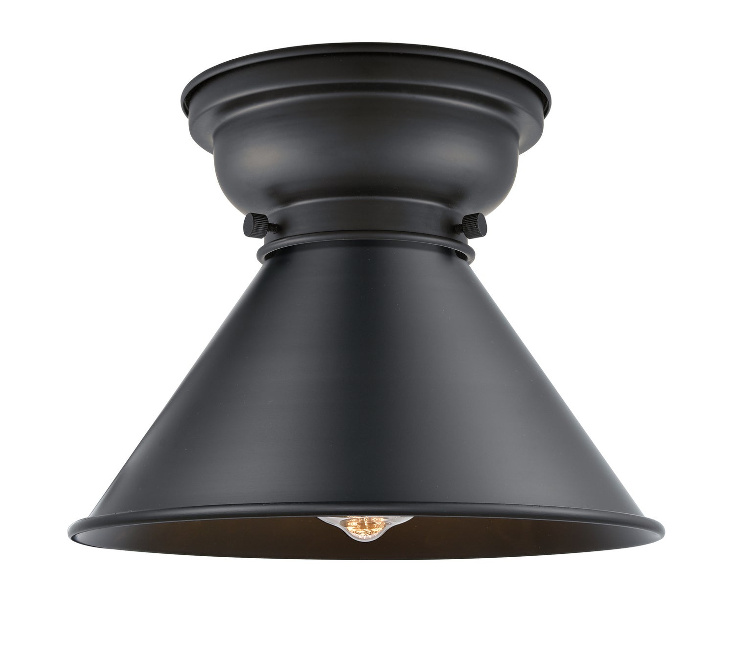 Innovations - 623-1F-BK-M10-BK - One Light Flush Mount - Franklin Restoration - Matte Black