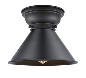 Innovations - 623-1F-BK-M10-BK-LED - LED Flush Mount - Franklin Restoration - Matte Black