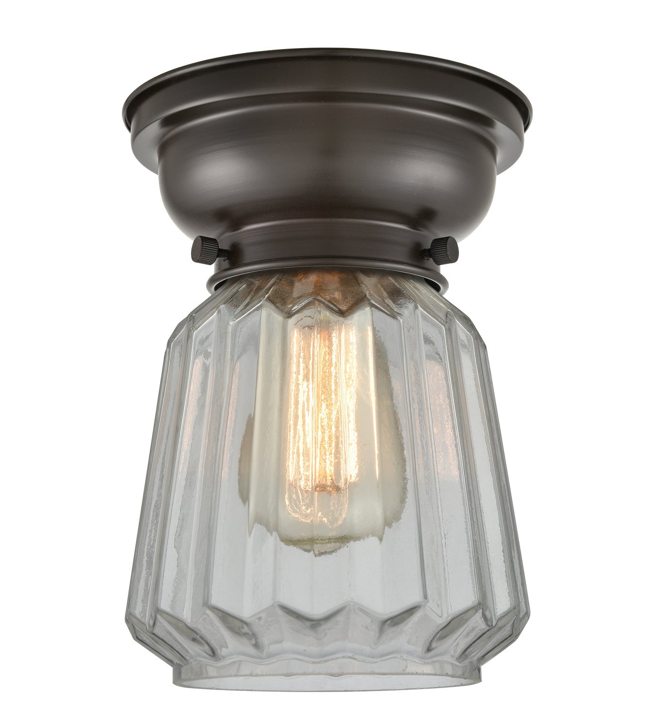 Innovations - 623-1F-OB-G142 - One Light Flush Mount - Franklin Restoration - Oil Rubbed Bronze