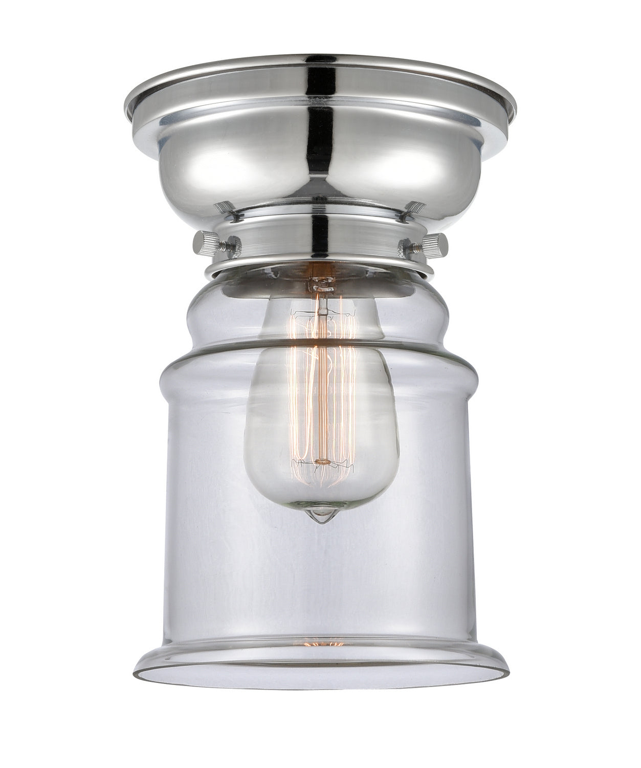 Innovations - 623-1F-PC-G182 - One Light Flush Mount - Franklin Restoration - Polished Chrome