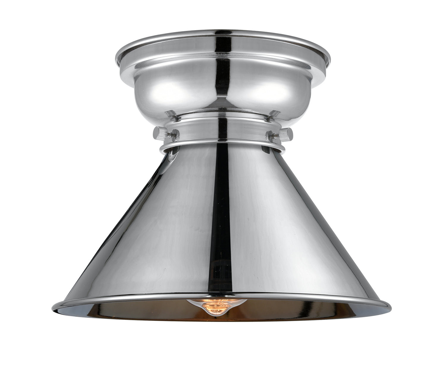 Innovations - 623-1F-PC-M10-PC - One Light Flush Mount - Franklin Restoration - Polished Chrome