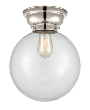 Innovations - 623-1F-PN-G202-10 - One Light Flush Mount - Franklin Restoration - Polished Nickel